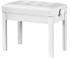 Pianino kėdė KALINE BA-212-WH