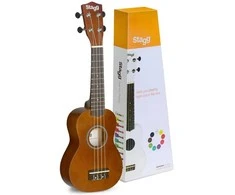 Soprano ukulelė Stagg US-NAT su dėklu