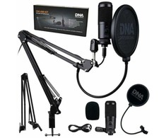 USB kondensatorinio mikrofono komplektas DNA CM USB KIT