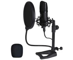 USB kondensatorinio mikrofono komplektas DNA PODCAST 700