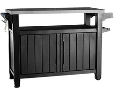 Keter daugiafunkcinis stalas kepsninei, Unity XL 207L, grafitinis