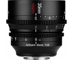 Kameros objektyvas - 7Artisans Vision 35mm T1.05 M43 (9 elementai, 0.3m min fokusas)