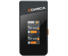 Mikrofono sistema - Comica Vimo C1 belaidis dviejų kanalų įkraunamas juodas