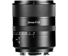 Kameros Objektyvas - 7Artisans AF 24mm F1.8 Autofocus Objektyvas Fujifilm X Kameroms Juodas