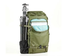 Kameros kuprinė - Shimoda Action X40 V2 Roll-Top, 16" nešiojamojo kompiuterio skyrius, armijos žalia
