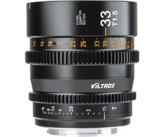 Fotoaparato objektyvas - Viltrox 33 mm T1.5 kino objektyvas Sony E jungčiai