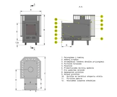 Pirties krosnelė "Antara PK-4"