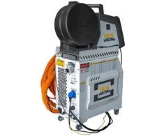 1.5 kW Rankinis lazerinis suvirinimo aparatas Hugong HGLW-1545AIR oru aušinami