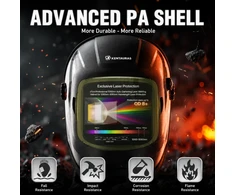 Suvirintojo skydelis Kentauras KN-11MAXC su lazeriniu OD8+ filtru