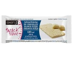3x Siken Snack Time baltojo šokolado sausainiai 25g