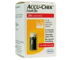 „Accu-Chek Fastclix“ lancetai 24 vnt.