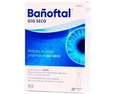 akių lašai nuo sausų akių pojūčio Bañoftal Dry Eye Single Dose 0.4 20vnt