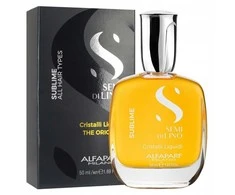 Alfaparf Milano Semi Di Lino Sublime Cristalli Liquidi spindesio suteikiantis plaukų aliejus 50ml