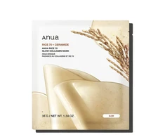 Veido kaukė Anua Rice 70+Ceramide Glow Collagen Mask 38 g