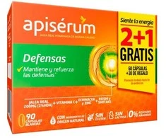 Apisérum Defenses Pack 3 mėnesių 90 kapsulių