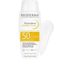 apsauginis fluidas nuo saulės Bioderma Photoderm Mineral Fluid Spf50 75g