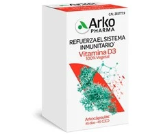 Arkopharma Arkocaps Vitamin D3 100% Plant-Based 45 Capsules