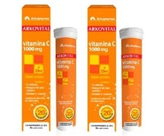Arkopharma Arkovital Vitamins C 20 putojančių tablečių DUPLO