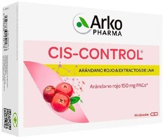 Arkopharma Cranberola Ciscontrol American Cranberry maisto papildai šlapimo sistemai 60 vnt kapsulių