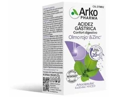 Arkopharma Gastric Acidity Digestive Comfort Slippery Elm - Zinc 40 Capsules