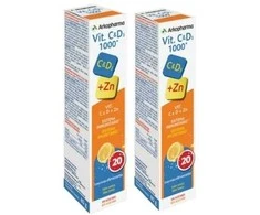 Arkopharma Vitaminai C ir D3 1000mg 2x20 tablečių