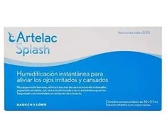 Artelac Splash Colirio Ojos Secos 0,5ml 30 monodozių
