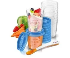 Philips Avent Baby Storage Container Set puodeliai maistui laikyti