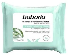 "Babaria Aloe Vera" veido valymo servetėlės 25 vnt