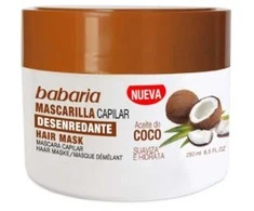 Babaria Coconut Moisturizing Mask maitinamoji plaukų kaukė, 400 ml