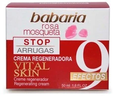 Babaria Rosa Mosqueta Vital regeneruojantis odos kremas raukšlėms stabdyti 50ml