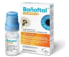 Bañoftal Trigubo poveikio sudirgintų akių priemonė 10ml