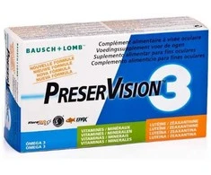 BAUSCH+LOMB Preservision 3 60 kapsulių