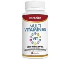 Best Diet Multivitamin maisto papildai 60 vnt kapsulių