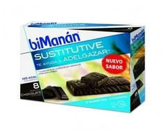 Bimanán Beslim Barritas Chocolate Intenso 10uds