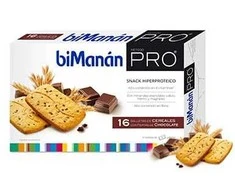 "Bimanán Pro Biscuits Cereals With Nuggets Choco" 16 vienetų