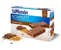 Bimanán Sustitutive Chocolate Komplett Bars 8 vienetai