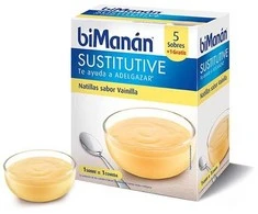 Bimanán Sustitutive Vanilinis kremas 5 vienetai