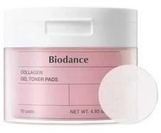 BIODANCE COLLAGEN GEL toniko veido padeliai, 60 vnt
