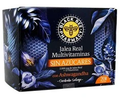 Black Bee Juodas Bee Juodas Bee Royal Jelly Multivitaminai 20 buteliukų 10ml