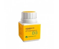 Botánicapharma Vitaminai D3 60 tablečių