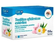 "Care+" sterilios oftalmologinės servetėlės 30 vienetų