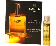 Carita Paris, Fluide 14, lazdyno riešutų aliejus, maitinantis, aliejus, kūnui, veidui - plaukams, 5 ml *mėginėlis
