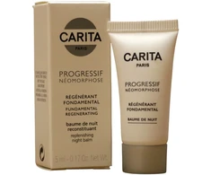 Carita Paris, Progressif Neomorphose Clarte Fondamentale, hialurono rūgštis, maitinamasis, naktinis balzamas, veidui - akims, 5 ml *Mėginys