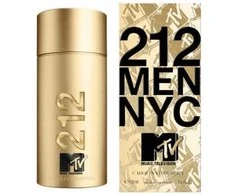 Carolina Herrera 212 Men MTV Eau De Toilette Purškiklis 100ml Limited Edition vyriški kvepalai limituoto leidimo