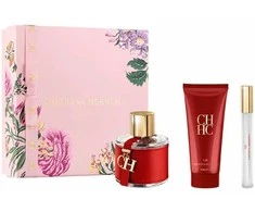 Carolina Herrera Ch rinkinys moterims (EDT, 100 ml + kūno losjonas, 100 ml + EDT, 10 ml)