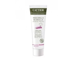 "Cattier Paris Cattier Rose Clay Mask Ps" Veido kaukė su rožiniu moliu ir alijošiumi 100ml