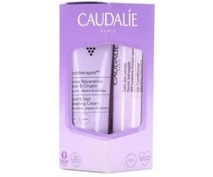 Caudalie Vinotherapist Hand and Nail Repair Kreminis 30 ml + Lip Care 4.5 g rankų kremo ir lūpų balzamo rinkinys