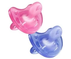 Chicco Physio Soft Pacifier Rožinė kūdikių žindukai 12m+ 2 vnt
