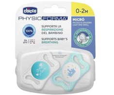 Chicco Physioforma Glow čiulptukas 0-2 m 2 vnt