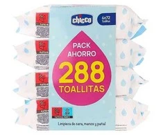 Chicco Wipes 4 X 72 Units